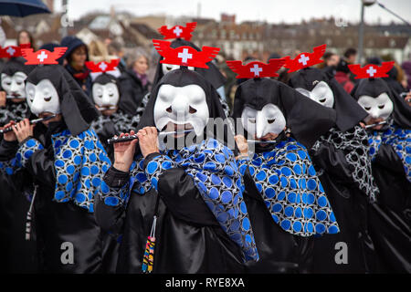 Karneval von Basel 2019 Stockfoto