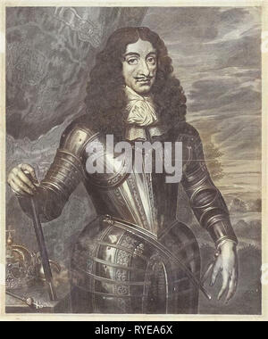 Porträt von Leopold i., Kaiser von Deutschland, Cornelis van Dalen II, Anonymous, Pieter Nason, 1648-1705 Stockfoto