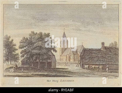 Leusden, Niederlande, print-Hersteller anzeigen: Hendrik Spilman, 1742-1784 Stockfoto