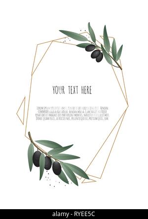 Olive Branch. Design template Vector Illustration. Design Template. Stock Vektor