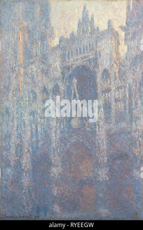 Das Portal der Kathedrale von Rouen im Morgenlicht; Claude Monet (Französisch, 1840 - 1926); Frankreich; 1894; Öl auf Leinwand, 100,3 × 65,1 cm (39 1/2 x 25 5/8 in.); 2001.33 Stockfoto