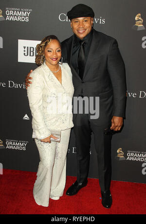 2019 Pre-GRAMMY Gala & GRAMMY Gruß zu Industrie Symbole im Beverly Hilton Hotel in Beverly Hills, Kalifornien. Mit: LL Cool J, Frau Simone Schmidt Wo: Los Angeles, Kalifornien, Vereinigte Staaten, wenn: 09 Feb 2019 Credit: Adriana Barraza/WENN.com M. Stockfoto