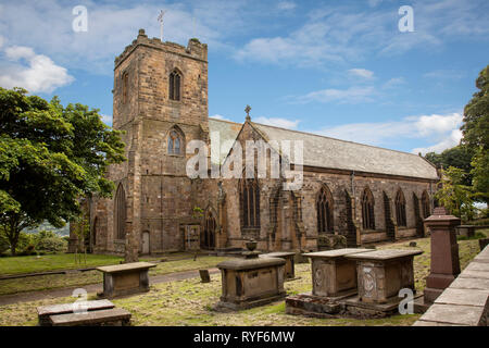 Anne Bronte starb in Scarborough am 28. Mai 1849 im Alter von 29 Jahren. Sie ist in der Kirche St. Mary Friedhof in Scarborough begraben; Stockfoto