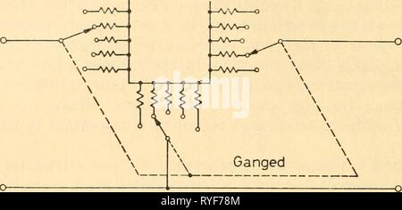 Elektronische Geräte für die biologische Forschung electronicappara 00 dona Jahr: 1958 Widerstände Abbildung 2.33 Ganged ---     Stockfoto