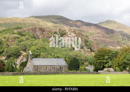 Marienkirche in Beddgelert Wales Stockfoto