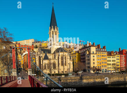 Kirche Saint Georges, Lyon Stockfoto