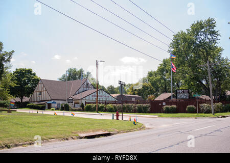 Westboro Baptist Church Hauptsitz in Topeka, Kansas Nachbarschaft. Stockfoto