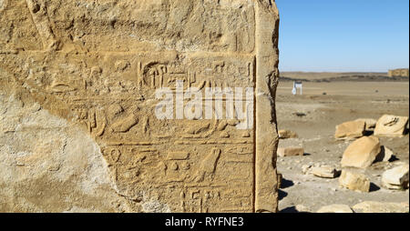 In Afrika Sudan soleb die antiken Tempel der schwarzen Pharaonen in der Mitte der Wüste Stockfoto