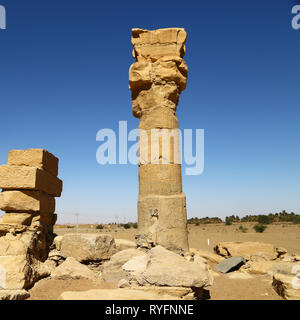 In Afrika Sudan soleb die antiken Tempel der schwarzen Pharaonen in der Mitte der Wüste Stockfoto