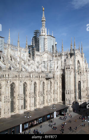 Mailänder Dom - Duomo di Milano - Mailand, Lombardei, Italien Stockfoto