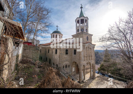 Veliko Tarnovo, Bulgarien - Fassade von St. Konstantin und Helena Kirche Stockfoto