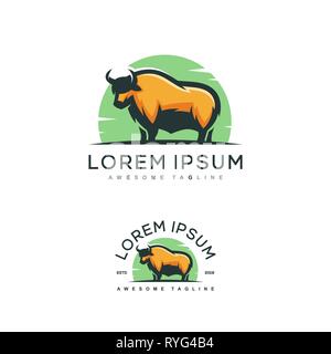 Yak Konzeption Illustration vektor Vorlage. Geeignet für kreative Industrie, Multimedia, Entertainment, Ausbildungen, Shop, und alle damit verbundenen Unternehmen Stockfoto