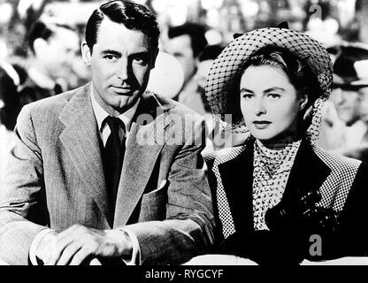 CARY GRANT, Ingrid Bergman, BERÜCHTIGT, 1946 Stockfoto