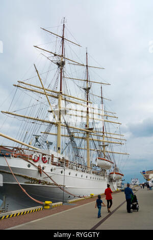 Dar Pomorza, Maritime Museum, Molo Poludniowe, South Pier, Gdynia, Polen Stockfoto