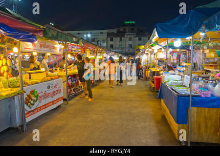 Star Night Bazaar, der Nachtmarkt, Rayong, Thailand Stockfoto