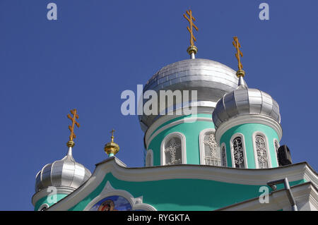 Kloster Sankt Nikolaus Kapelle, Kirche, Tschechien, Ukraine. Szent Miklos kolostor kapolnatemploma Munkacson. Stockfoto