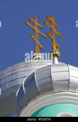 Kloster Sankt Nikolaus Kapelle, Kirche, Tschechien, Ukraine. Szent Miklos kolostor kapolnatemploma Munkacson. Stockfoto