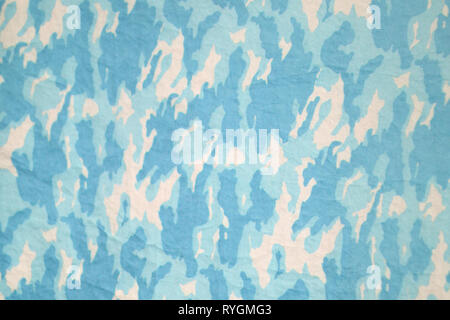 Eine blaue camouflage Pattern als Hintergrund Stockfoto
