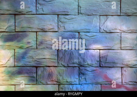 Blue Marble texture-abstrakten nahtlose Hintergrund rock. Stockfoto