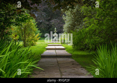 Wunderschönen grünen Garten auf Inish Beg Stockfoto