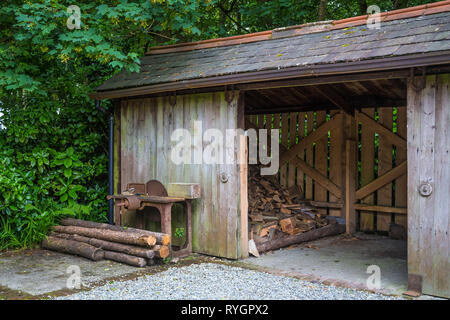 Wunderschönen grünen Garten auf Inish Beg Stockfoto