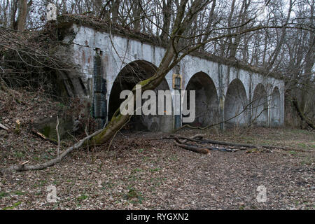 Przemysl Festung: Fort VII Prałkowce in Osteuropa Polen, Europa. Stockfoto