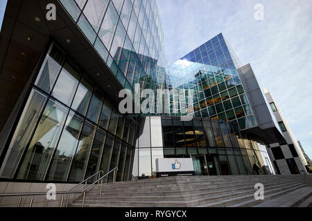 Facebook EMEA-Hauptsitz 4 Grand Canal Square Dublin Irland Europa Stockfoto