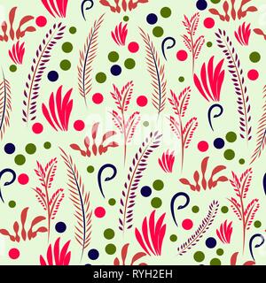 Nahtlose Blumenmuster Stock Vektor