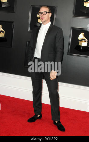 61. jährlichen Grammy Awards im Staples Center - Ankunft mit: Diplo Wo: Los Angeles, Kalifornien, Vereinigte Staaten, wenn: 10. Feb. 2019 Credit: Adriana Barraza/WENN.com M. Stockfoto