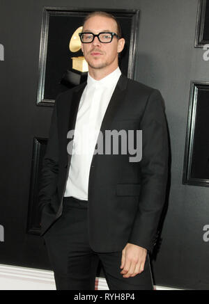 61. jährlichen Grammy Awards im Staples Center - Ankunft mit: Diplo Wo: Los Angeles, Kalifornien, Vereinigte Staaten, wenn: 10. Feb. 2019 Credit: Adriana Barraza/WENN.com M. Stockfoto