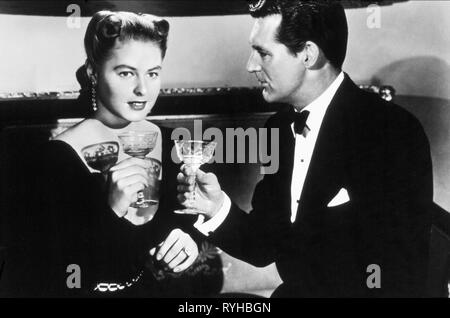 INGRID BERGMAN, Cary Grant, BERÜCHTIGT, 1946 Stockfoto