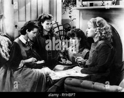 FRANCES DEE, JEAN PARKER, Katharine Hepburn, Joan Bennett, kleine Frauen, 1933 Stockfoto