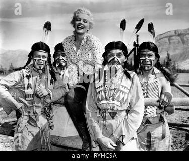 MARILYN MONROE, Fluss ohne Wiederkehr, 1954 Stockfoto