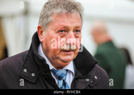 Westminster, London, Großbritannien. 13 Mär, 2019. Sammy Wilson, MP, DUP Democratic Unionist Party Mitglied des Parlaments für Osten Antrim. Credit: Imageplotter/Alamy leben Nachrichten Stockfoto