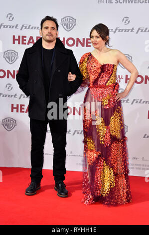 Matt Dillon und Emily Mortimer die Teilnahme an der "Kopf voll mit Honig "Europäische Premiere im Zoo Palast am 12. März 2019 in Berlin, Deutschland. Stockfoto