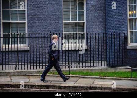 London, Großbritannien. 14 Mär, 2019. Jo Johnson Mp aus der Downing Street. Credit: Claire Doherty/Alamy leben Nachrichten Stockfoto