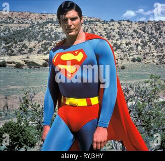 CHRISTOPHER REEVE, Superman, 1978 Stockfoto