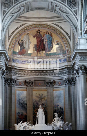 Das Pantheon ist die Begräbnisstätte für viele berühmte Franzosen. Paris. Frankreich. Stockfoto