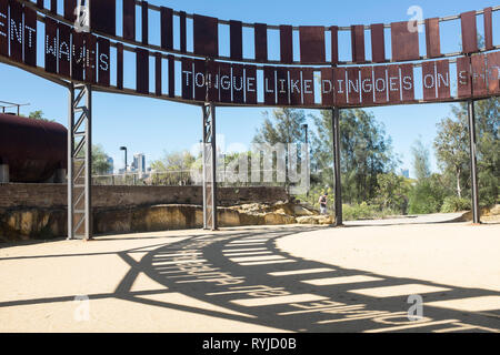 Ballast Point Park, Birchgrove, New South Wales, Australien Stockfoto