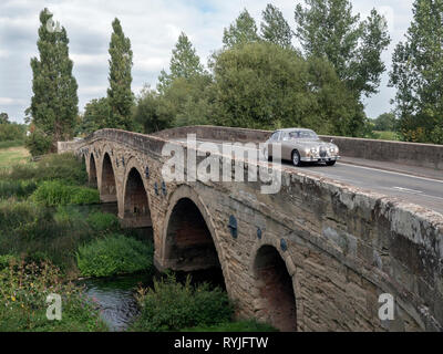 1967 Jaguar 3.4 MKII Road Trip. Stockfoto