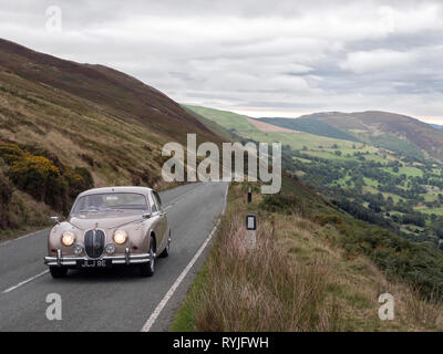1967 Jaguar 3.4 MKII Road Trip. Stockfoto