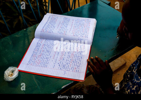 ICCV Nazemse NGO in Ouagadougou, Burkina Faso. Schule helfen. Stockfoto