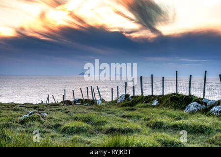 Dursey Island, Cork, Irland. 17 Juni, 2016 Ein Blick auf die skelligs von dursey Island, Co Cork, Irland. Stockfoto