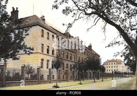 Militärische Einrichtungen in Deutschland, Gebäude in Torgau, Kasernen in Sachsen, 1914 ...