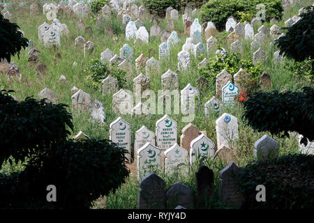 Mubarak Moschee. Alte cham muslimischen Friedhof. Chau Doc Vietnam. Stockfoto