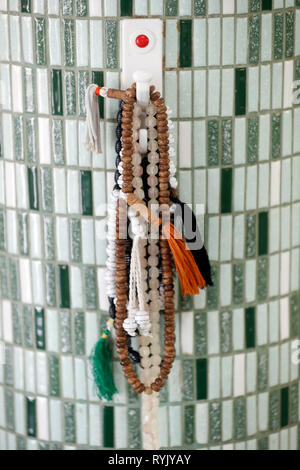 Mubarak Moschee. Bunte Rosenkranz. Chau Doc Vietnam. Stockfoto