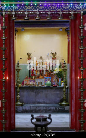 Subramaniam Swamy Tempels. Lord Murugan, Hindu Gott des Krieges. Ho Chi Minh City. Vietnam. Stockfoto