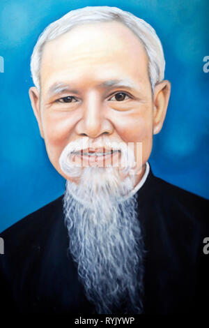 Ho Chi Minh, vietnamesischer kommunistische Führer. Porträt. Vietnam. Stockfoto