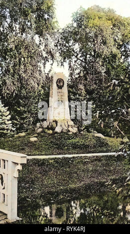 Friedrich-Ludwig-Jahn-Denkmal (Senftenberg), 1915, Brandenburg, Senftenberg, Jahndenkmal Stockfoto