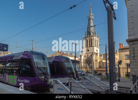 Gare de St Paul in Lyon auf der Eisenbahn Frankreich Rhône-Alpes. Lyon Stockfoto